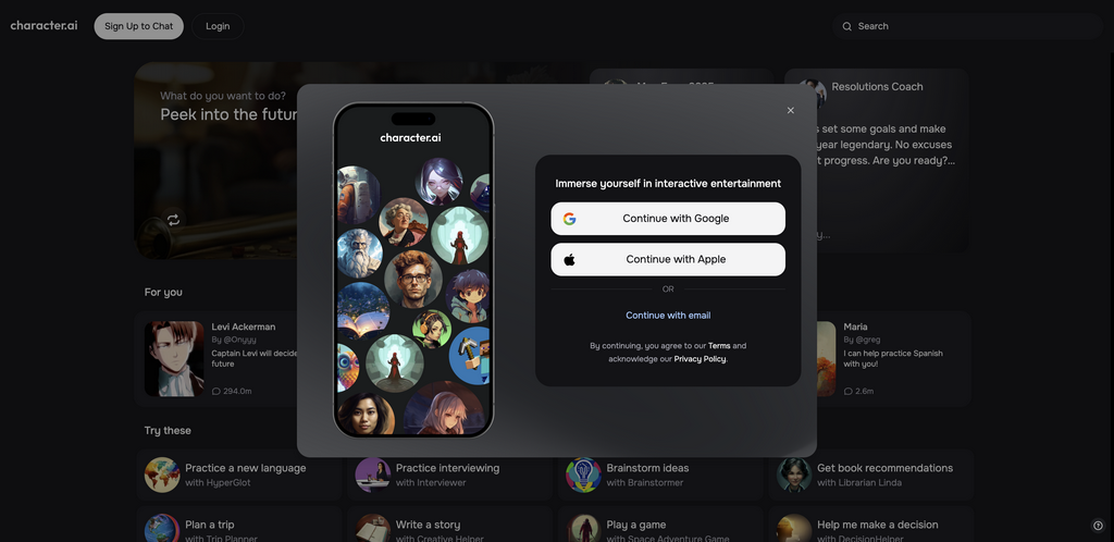 Character AI APP