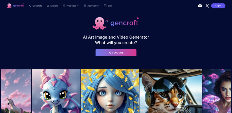 Gencraft:AI艺术画视频生成工具