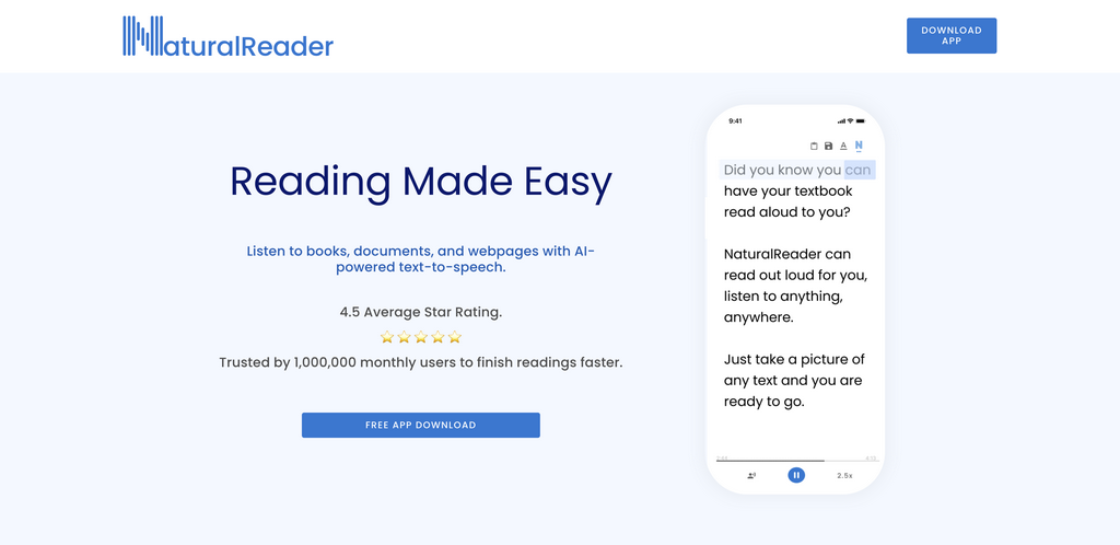 Natural Reader APP